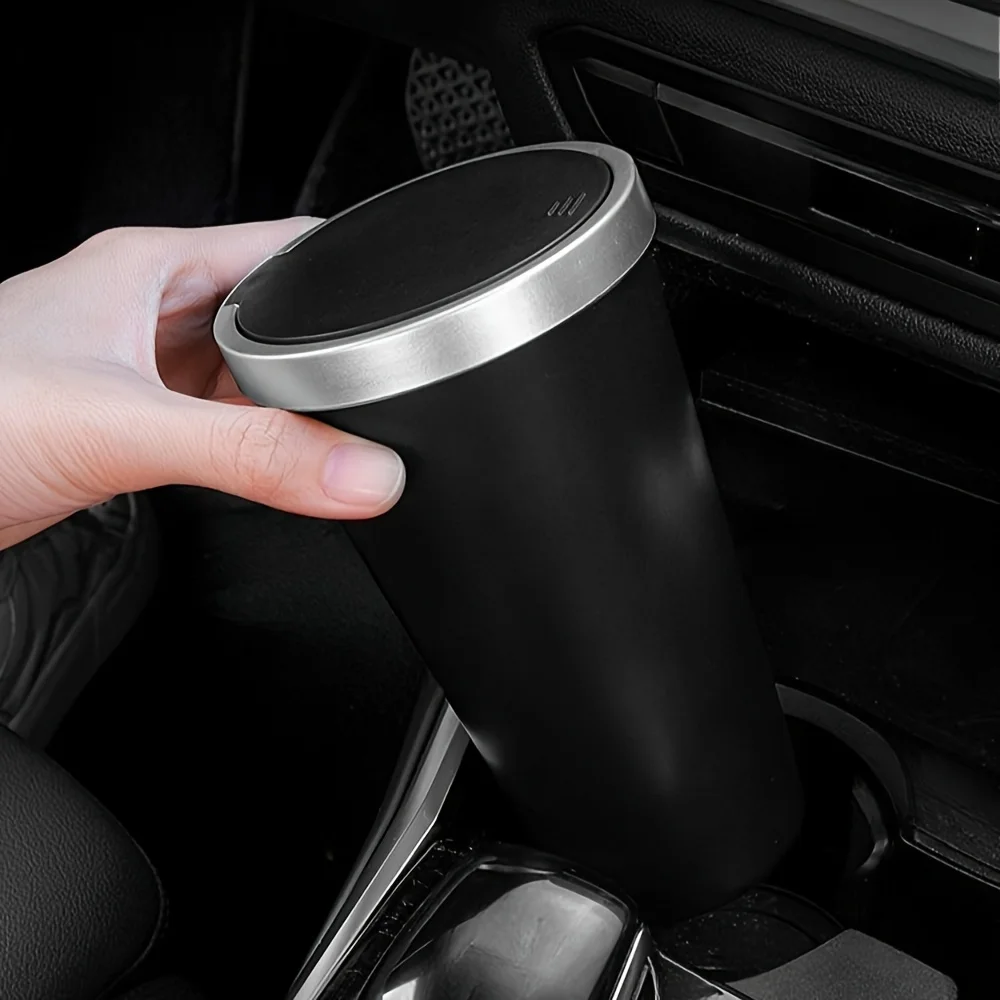 for Cup Holders Storage Compac - Waterproof Car Trash Can With Lid review and price
