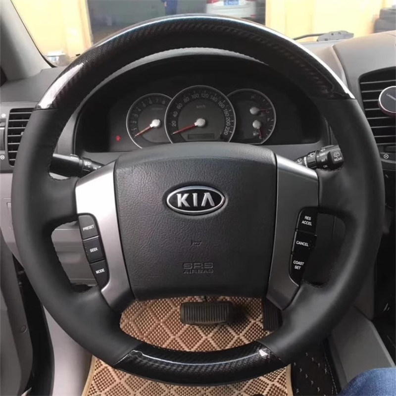 For Kia Sorento 2003-2009 Hand - Car Steering Wheel Cover Anti Slip Breathable review and price