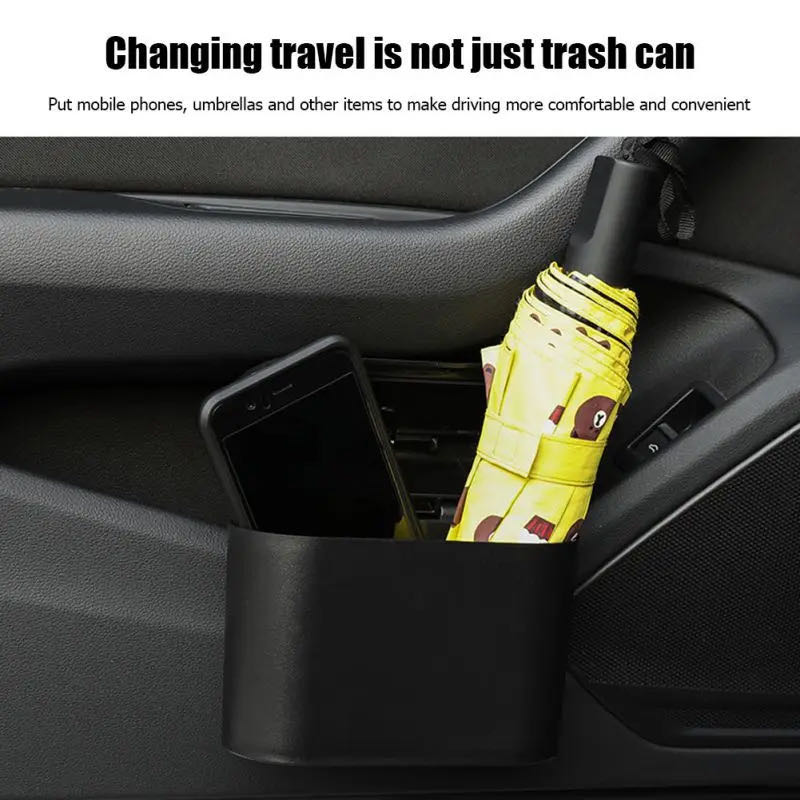Wholesale Portable Plastic Car - Waterproof Car Trash Can With Lid review and price