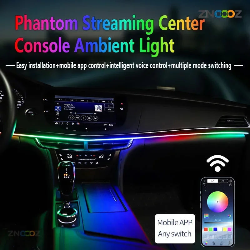 ZNOOOZ 140cm Car Ambient Light - Led Ambient Interior Car Lights App Control review and price