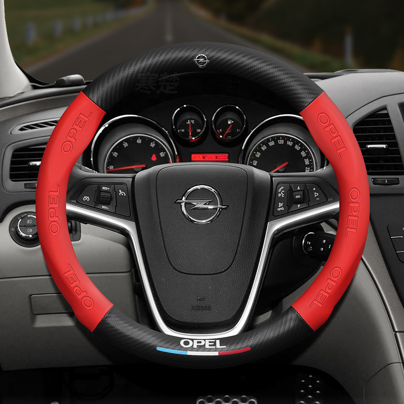 For Opel OPCline ASTRA CORSA I - Car Steering Wheel Cover Anti Slip Breathable review and price