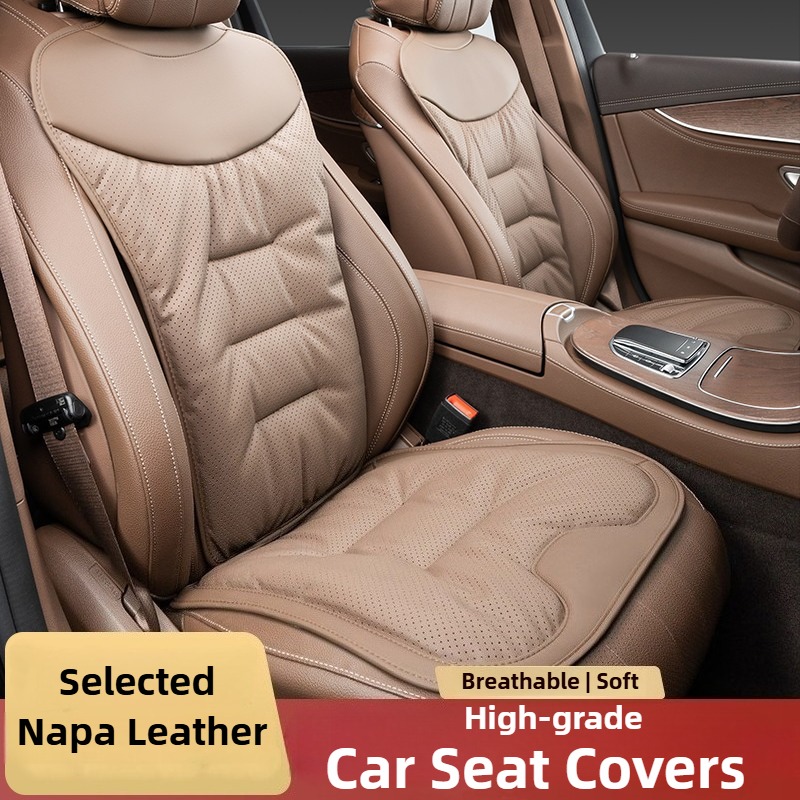 Soft Nappa Leather Car Seat Co - Leather Car Seat Covers Full Set Universal review and price