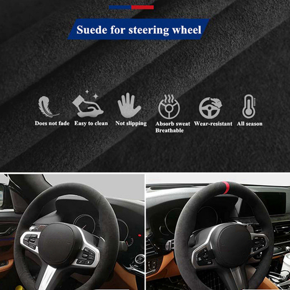 Braid Car Steering Wheel Cover - Car Steering Wheel Cover Anti Slip Breathable review and price