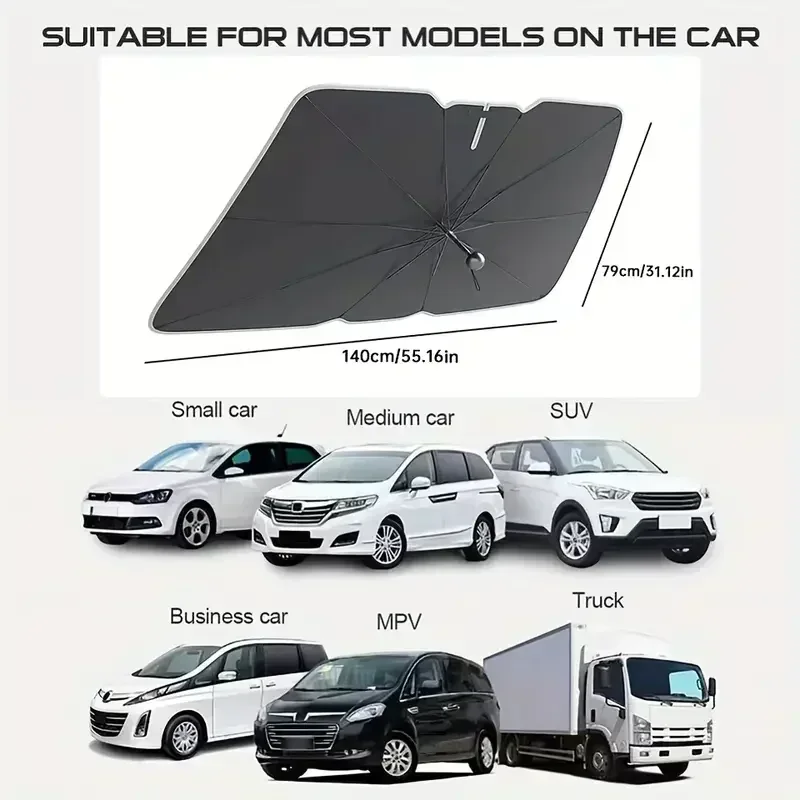 Car Foldable Front Windshield  - Car Sunshade Windshield Umbrella Foldable review and price