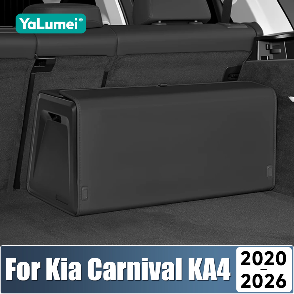 For Kia Carnival Sedona KA4 20 - Car Trunk Organizer Foldable Storage Box review and price