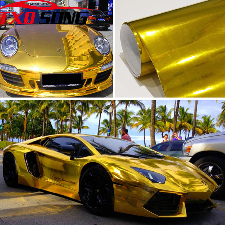 7 Sizes High Stretchable Gold  - Anti Glare Car Rearview Mirror Film review and price