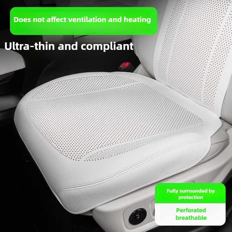 Breathable Nappa Leather Car S - Leather Car Seat Covers Full Set Universal review and price