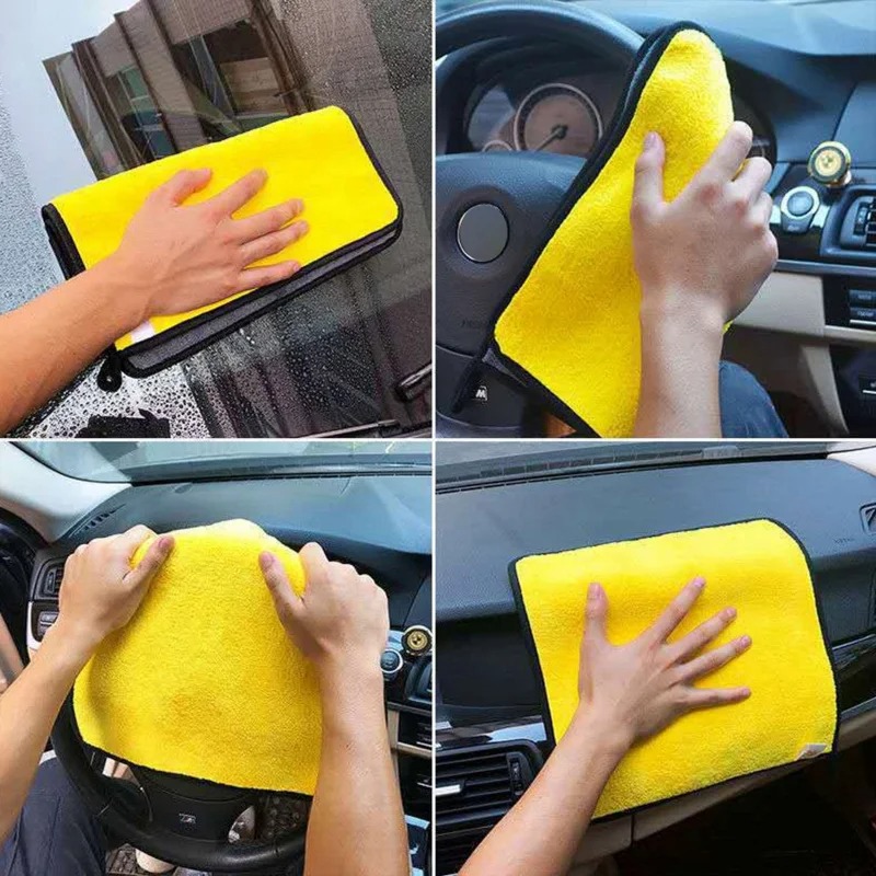 1-20pcs Thicken Microfiber Clo - Microfiber Car Drying Towel Super Absorbent review and price