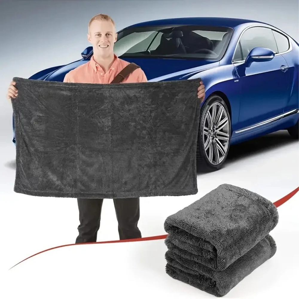 Oversized Dark Gray Car Microf - Microfiber Car Drying Towel Super Absorbent review and price