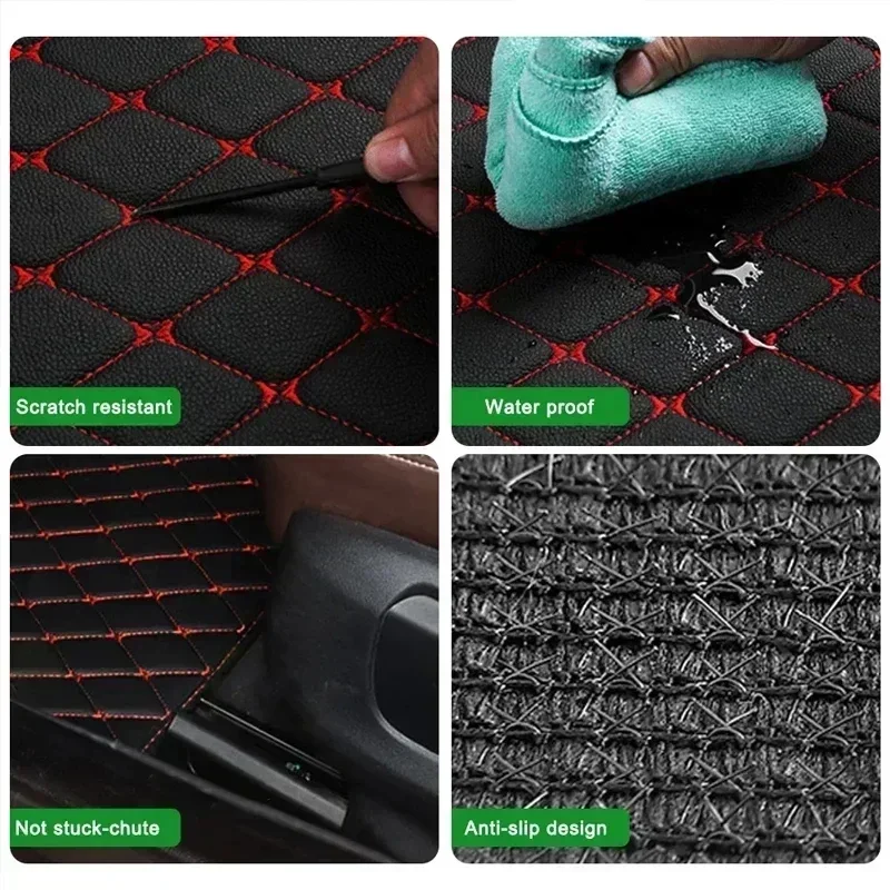 Car Floor Mats 4PCS Universal  - Car Floor Mats Universal Waterproof Leather review and price