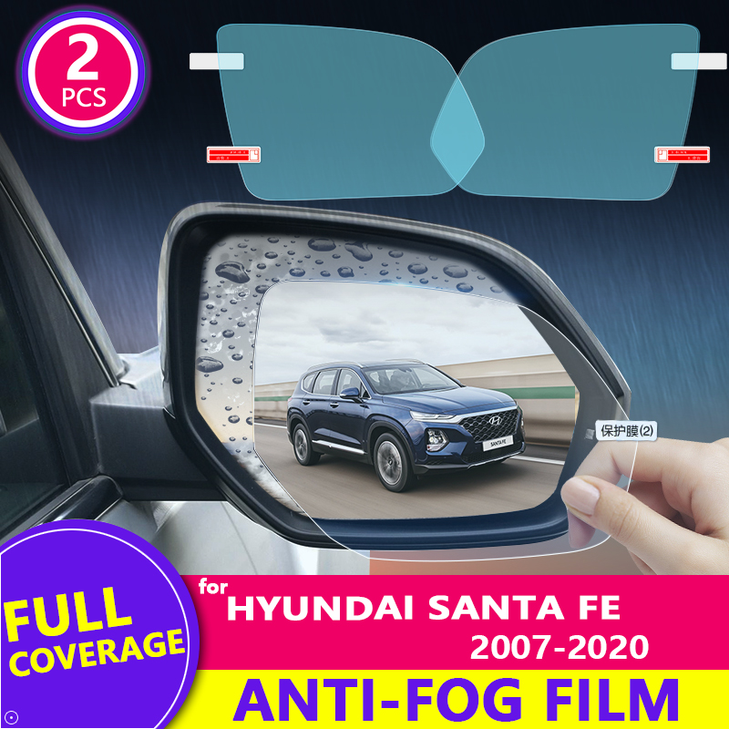 for Hyundai Santa Fe 2007-2020 - Anti Glare Car Rearview Mirror Film review and price